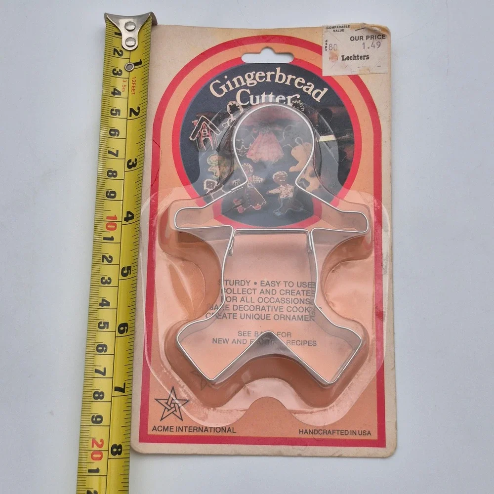 Gingerbread Cookie Cutter Acme International Handcrafted in USA Vintage Classic
